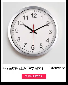 MDF(Medium Density Fiberboard) Board Density Board Wall Clock Circle Wood Wall Clock Living Room Bedroom Mute 12-Inch Clock Poc