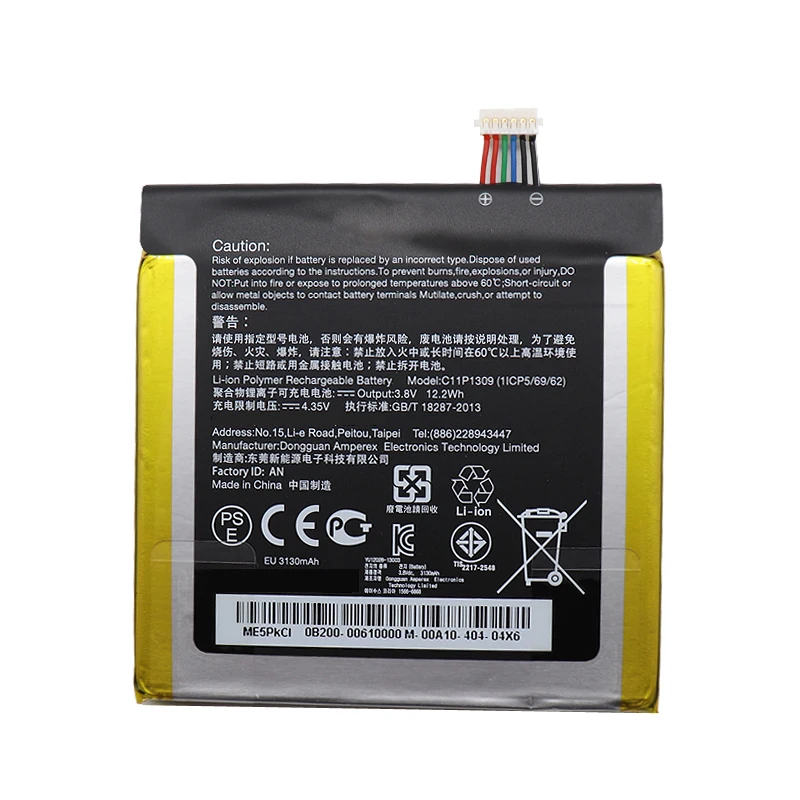 

C11P1309 Original Battery with 3130mAh for Asus Fonepad Note 6, Fonepad Note FHD6, K00G, ME560CG Phone + Free Tools