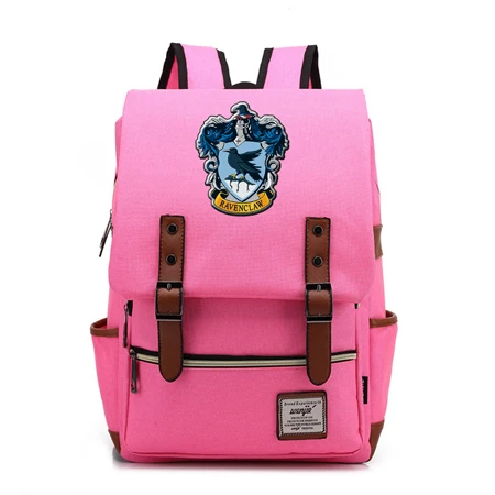 20 Модный Hufflepuff Ravenclaw Слизерин Гриффиндор для мальчиков и девочек портфели для подростков холщовые женские сумки мужской рюкзак - Цвет: 20