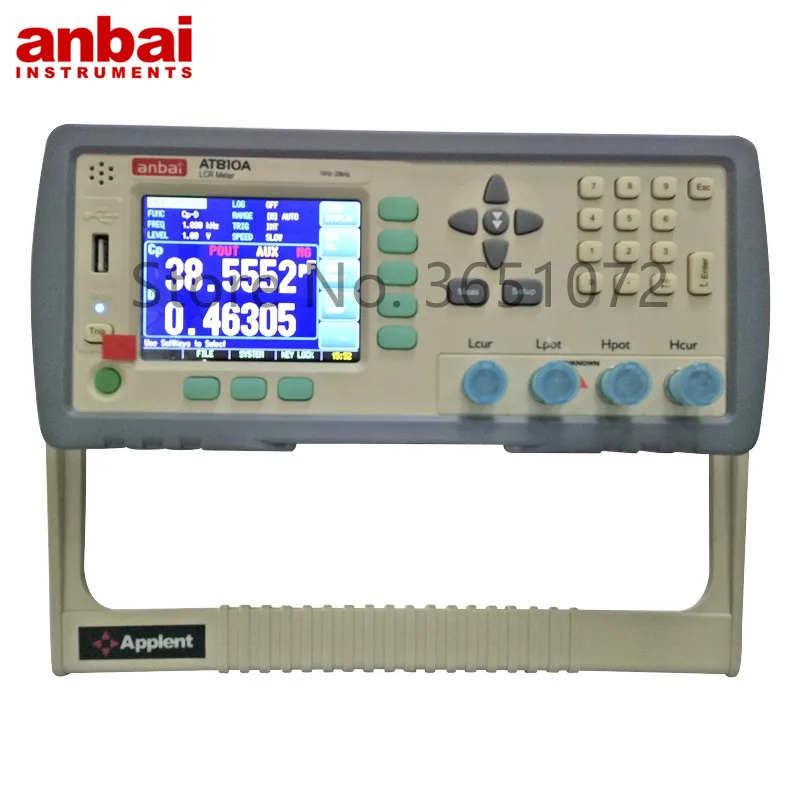 

AT810A Precision LCR Meter Bench Top RLC Meter with Resolution of 0.001Hz
