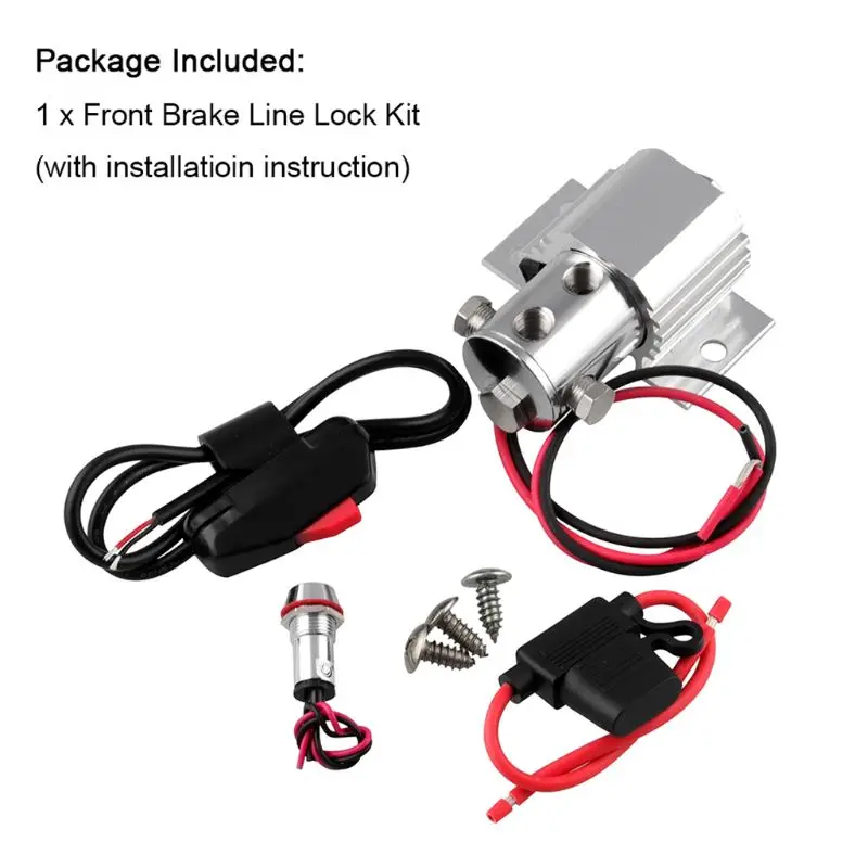 

Brake Line Lock Kit Roll Control Valve Silver K1AF