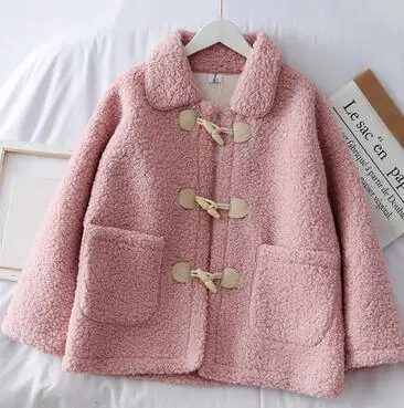 pink parkas Женские парки, зимние пальто из искусственной овчины, толстая хлопковая теплая Женская куртка, модное Стеганое пальто, верхняя одежда, розовые пальто - Цвет: pink parkas
