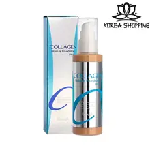 Увлажняющий тональный крем с коллагеном Enough Collagen Moisture Foundation SPF 15. ОРИГИНАЛ 100%. Корейская косметика. Увлажняющий тональный крем с коллагеном Enough Collagen Moisture Foundation SPF 15. ОРИГИНАЛ 100%. Корейская косметика.