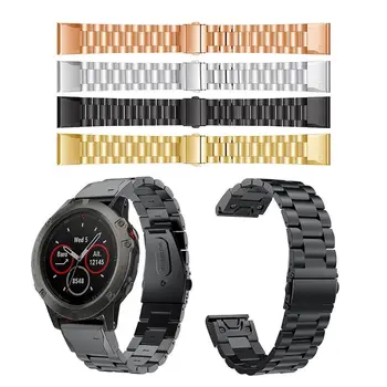 

Stainless Steel Watch Band Quick Release Wrist Strap Replacement for Garmin Fenix 5S Smart Watch Bracelet Accessories