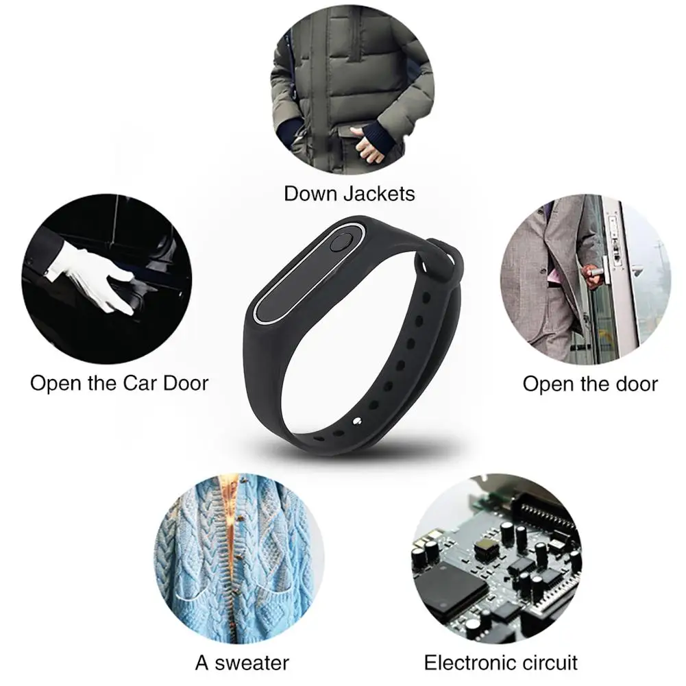 Anti Static Bracelet Electrostatic Cordless Wireless Adjustable ESD Discharge Cable Wrist Band Strap Hand With Spare Wristband