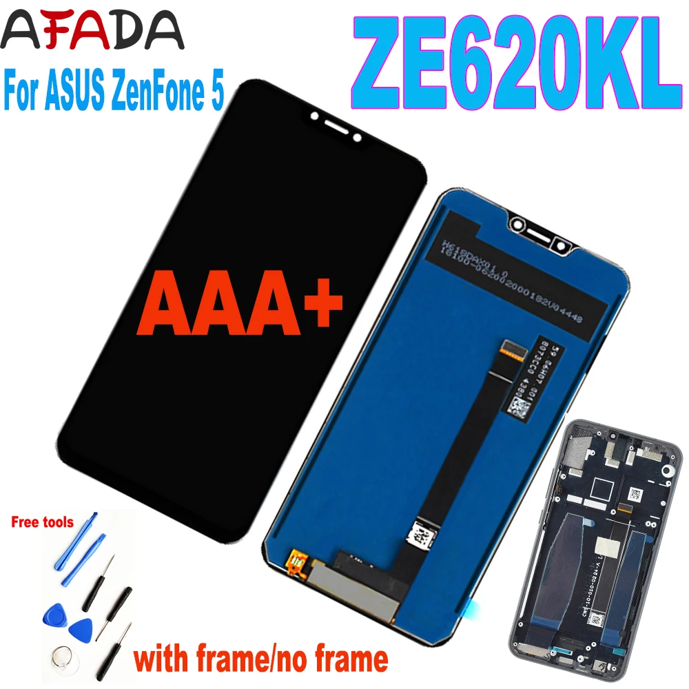 Оригинальный ЖК дисплей 6 2 дюйма для Asus Zenfone 5 2018 Series ZE620KL сенсорная панель