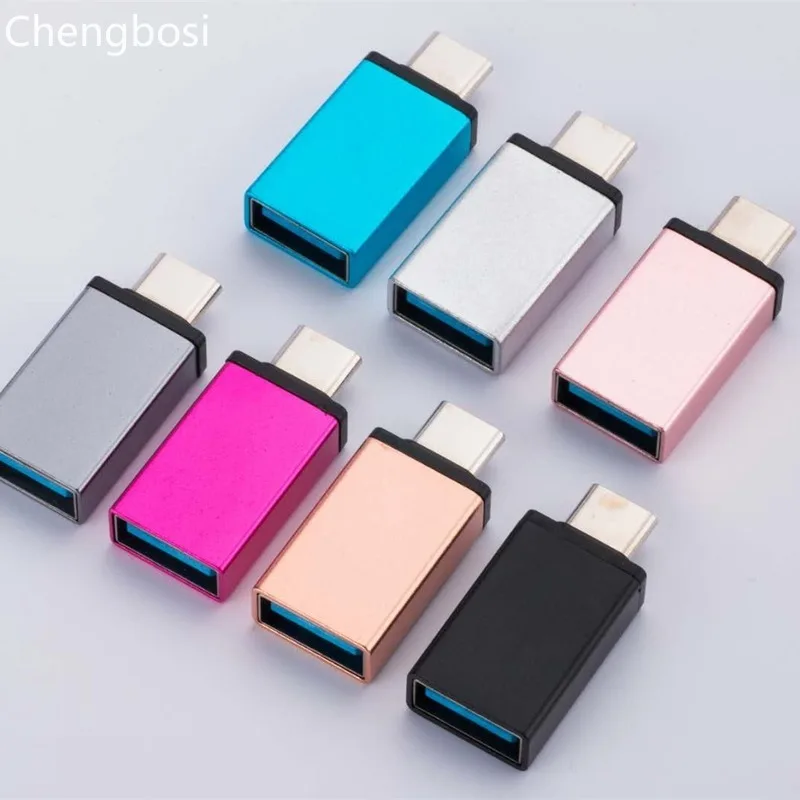 Переходник с USB 3 0 на Type C OTG конвертер Type-c для Xiaomi Mi 9 Samsung S10 Note 10 Huawei Mate 30 P30 Pro