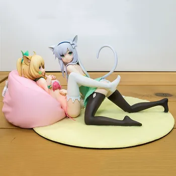 

11cm Anime Akashic Records of Bastard Magic Instructor figures sexy Sistine Fibel Rumia Tingel 1/7 Scale PVC statues models
