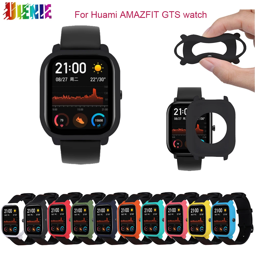 Мягкий силиконовый защитный чехол для Huami Amazfit GTS, чехол для смарт-часов Huami AMAZFIT GTS, защитный чехол с полным покрытием стекло крышка для huami amazfit gts 2 mini аксессуары для часов защита экрана для huami amazfit gts2 mini аксессуары