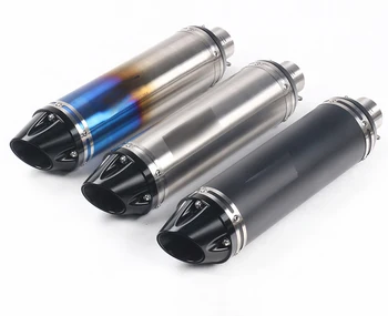 

Motorcycle Exhaust Echappement Moto 51mm Universel sc Exhaust Pipe DB Killer Pitbike gpproject For R6 K6 Z650 CBR1000 GSXR650
