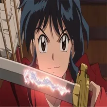 

102cm Cosplay Anime Yashahime: Princess Half-Demon Aiyana Wood Katana Sword Prop Role Playing Zhu Ye Wood Weapon Model