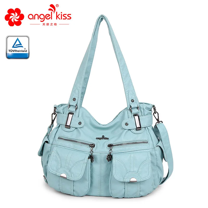

Angelkiss 2020 New Women Leather Handbags Female PU Leather Shoulder Crossbody Bags for Women Tote Handbags Ladies Hand Bags