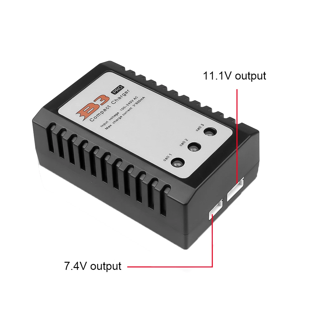 Cargador USB Balanceador Para Batería LiPo 7.4V 2A - Keenso 2 En 1 Con Luz Indicadora, Ideal Para Coches Y Barcos RC Wltoys