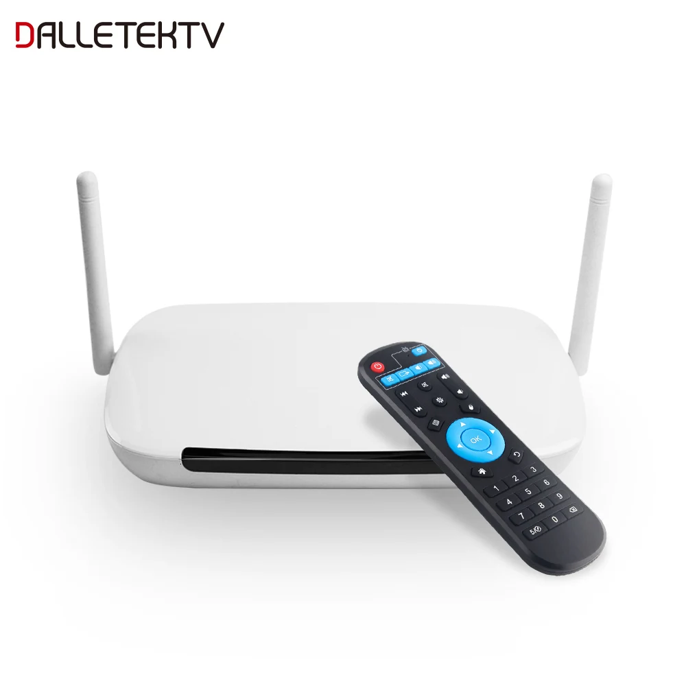 

Dalletektv Android Tv Box Q9 Quad Core Cortex-A7 RAM 1G/2G ROM 8G/16G Built-In Strong Wifi Singal Remote Control Full HD TV Box
