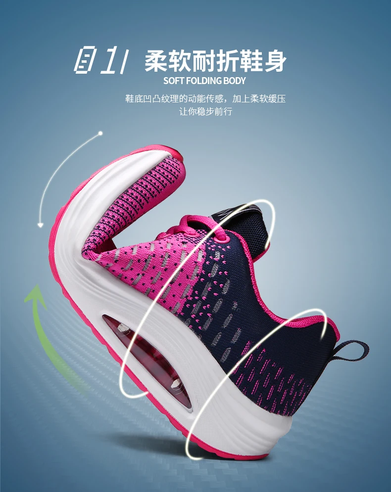 Tenis Mujer Flexible Spring Women Tennis Shoes Zapatos Mujer Breathable Mesh Sneakers Gym Sport Shoes Chaussures Femme