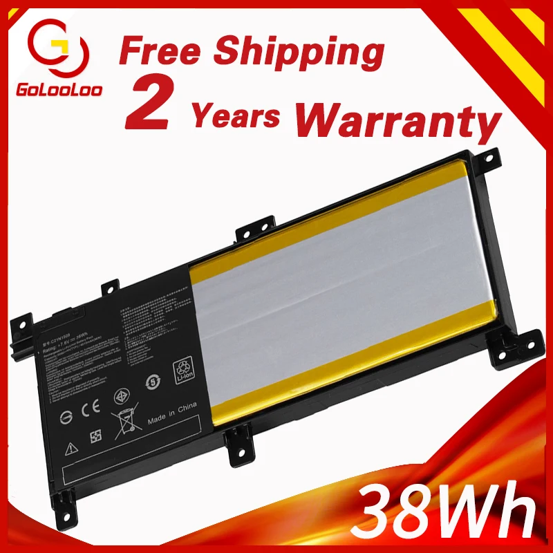 7 6 V 38Wh C21N1509 Аккумулятор для ноутбука ASUS Vivobook X556UA X556UB X556UF X556UJ X556UQ X556UQK X556UR X556UV F556U