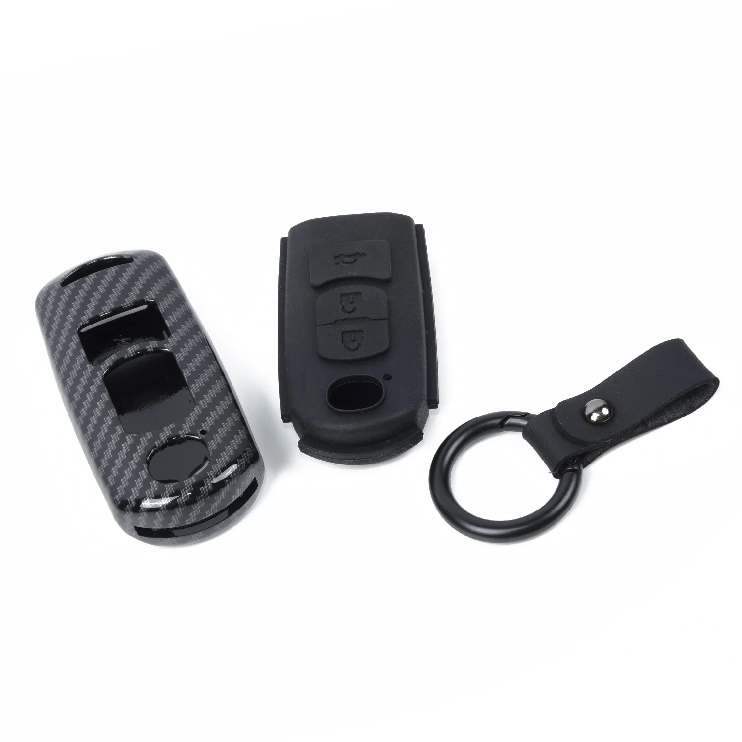 Черный Remote Key Fob чехол Shell для Mazda 3/5/6 CX5 CX3 CX7 CX9 MX5 1x
