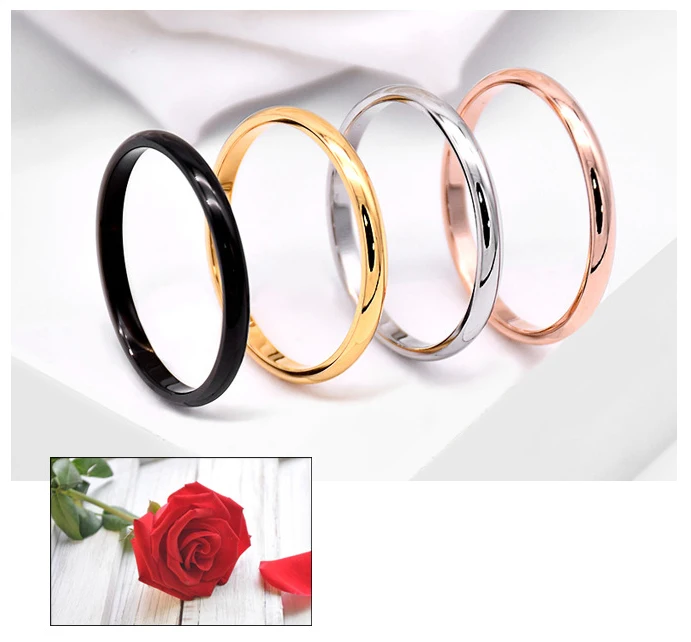 2020 Explosion Models Couple Ring Titanium Steel Stainless Vacuum Plating Girlfriends Brothers | Украшения и аксессуары