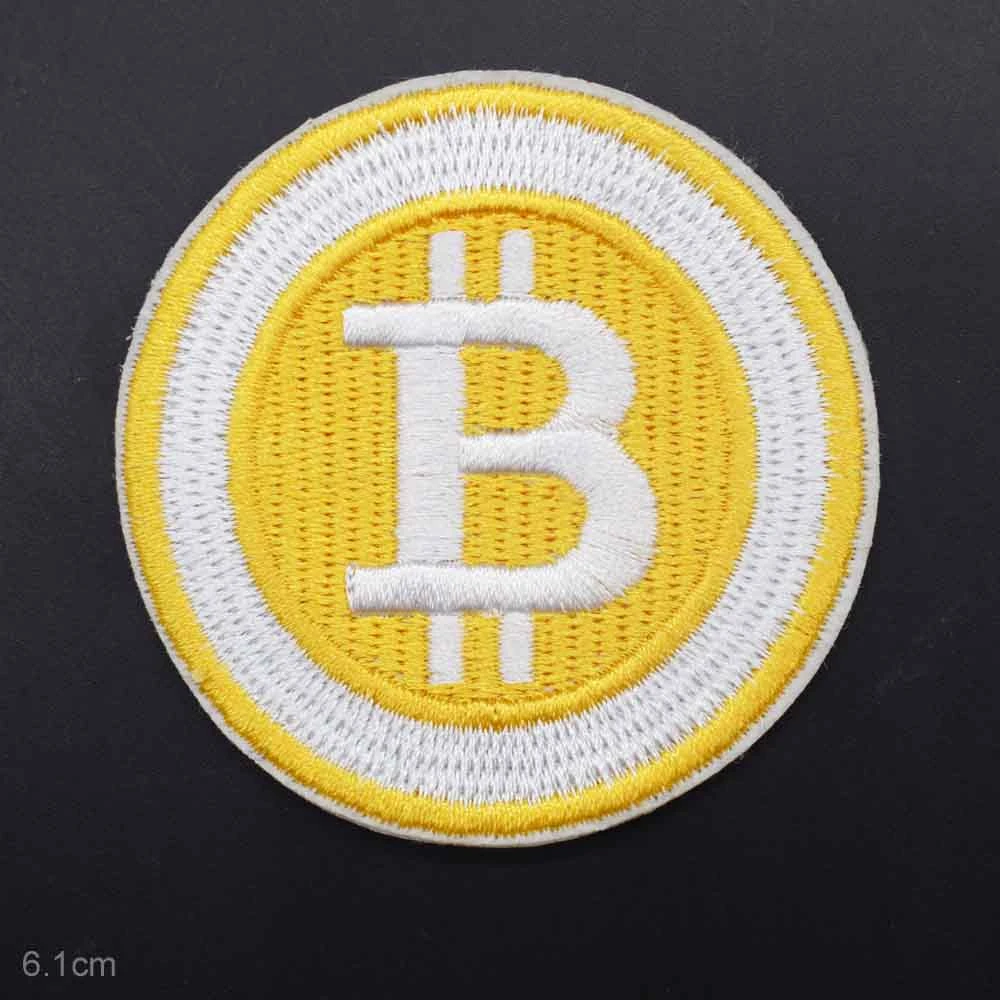 chalk markers for sewing Bitcoin Iron On Patch Full Embroidered Clothes Patch For Clothing Clothes Garment chalk pencil for fabric