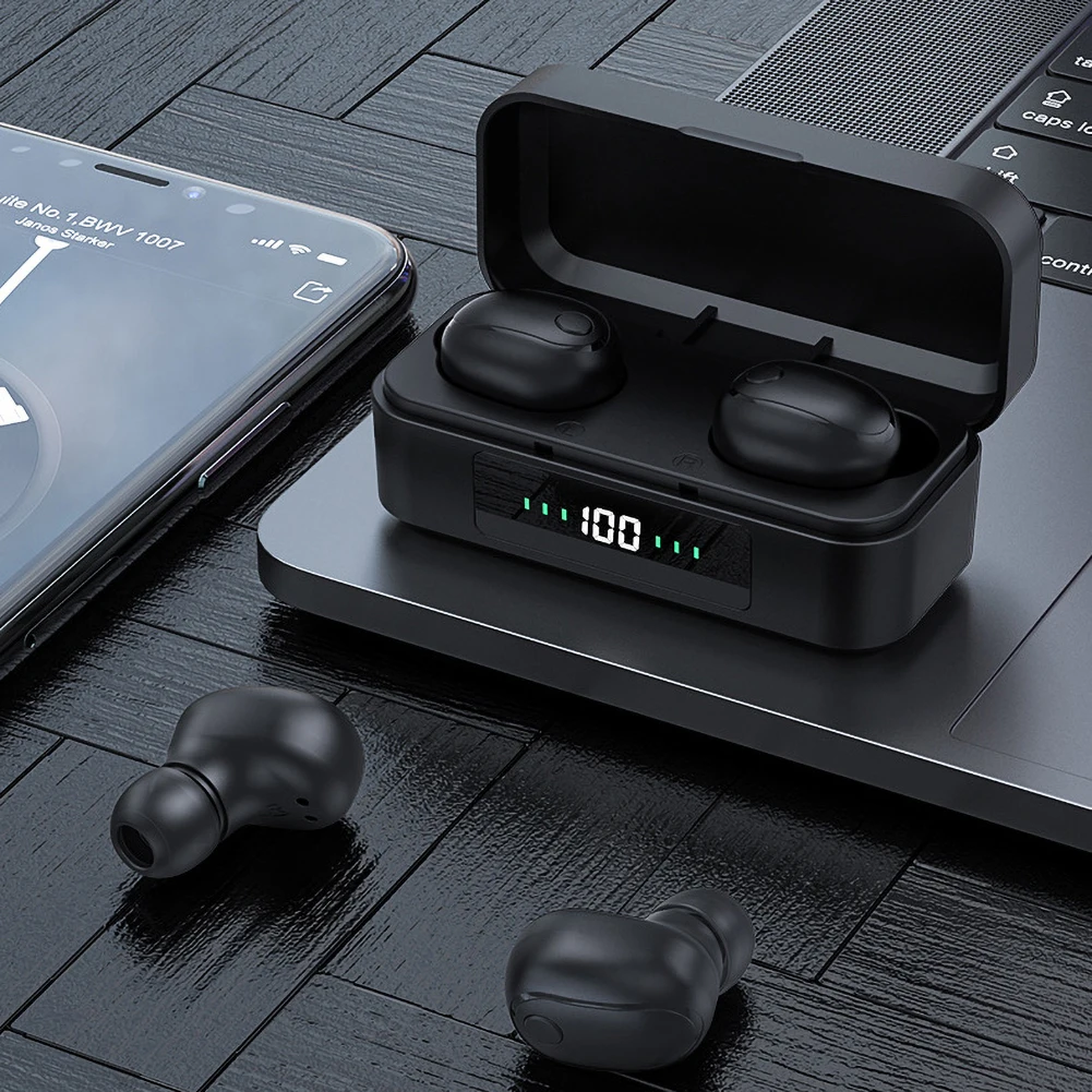 Bluetooth 5 0 Earphone Sports Waterproof 9D Stereo Z9 TWS Wireless Stereo Music Touch Digital Display Earphone for Phones
