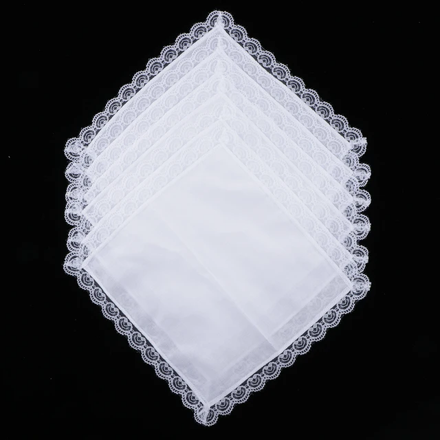 Cotton Handkerchief Boao 30 Pack Women White Soft Handkerchief