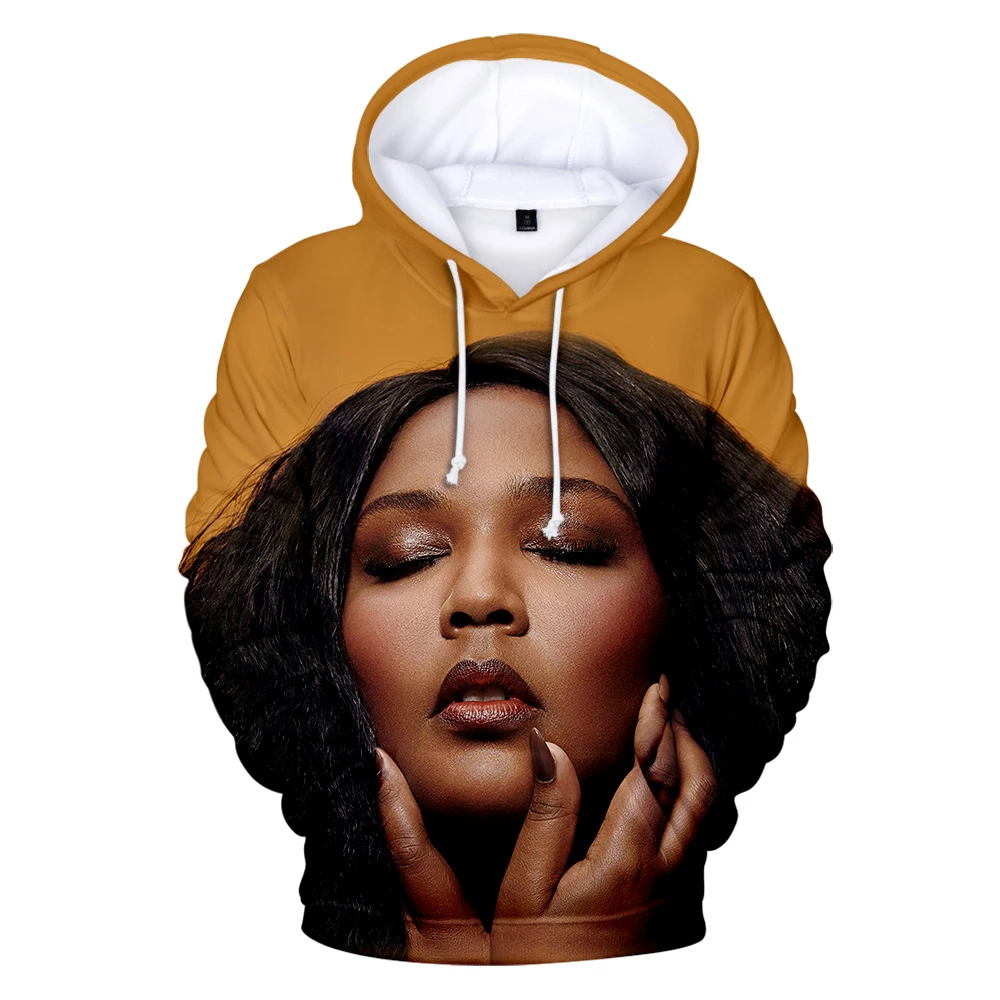 Толстовки LIZZO толстовки с 3D принтом брелок для ключей в стиле ретро одежда с длинными рукавами с капюшоном плюс размер LIZZO толстовки для женщин
