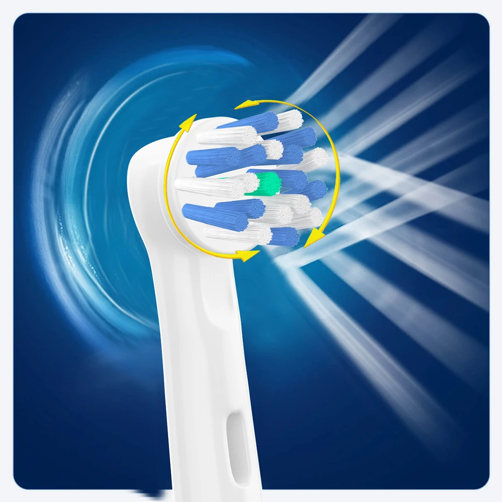 4/8 шт сменные насадки для зубной щетки Braun Oral B электрическая зубная щетка с мягкой