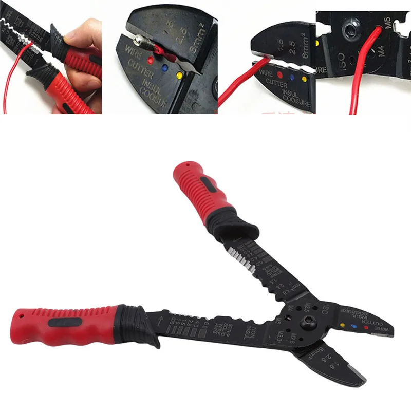 Мульти инструменты для зачистки Tang Cutter щипцы Automatische Multifunctionele терминал Crimpper