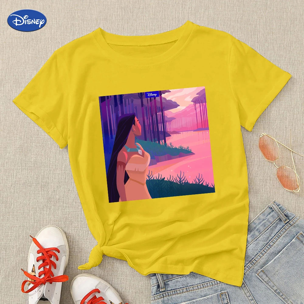 Pocahontas Princess Pokantas Women's Oversize Shirt Clothing with Free  Shipping Disney Tshirt Hipster 2021 Summer Ropa Aesthetic|T-Shirts| -  AliExpress