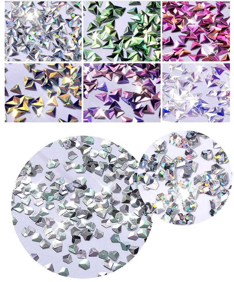 Lulaa ногтей орнамент Мерцающий Порошок блесток Блеск порошок Маникюр украшения Wechat бизнес Горячая