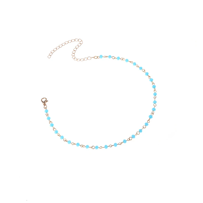Трендовое акриловое ожерелье-чокер с бусинами модное ожерелье для шеи для женщин эффектное ожерелье ювелирные изделия