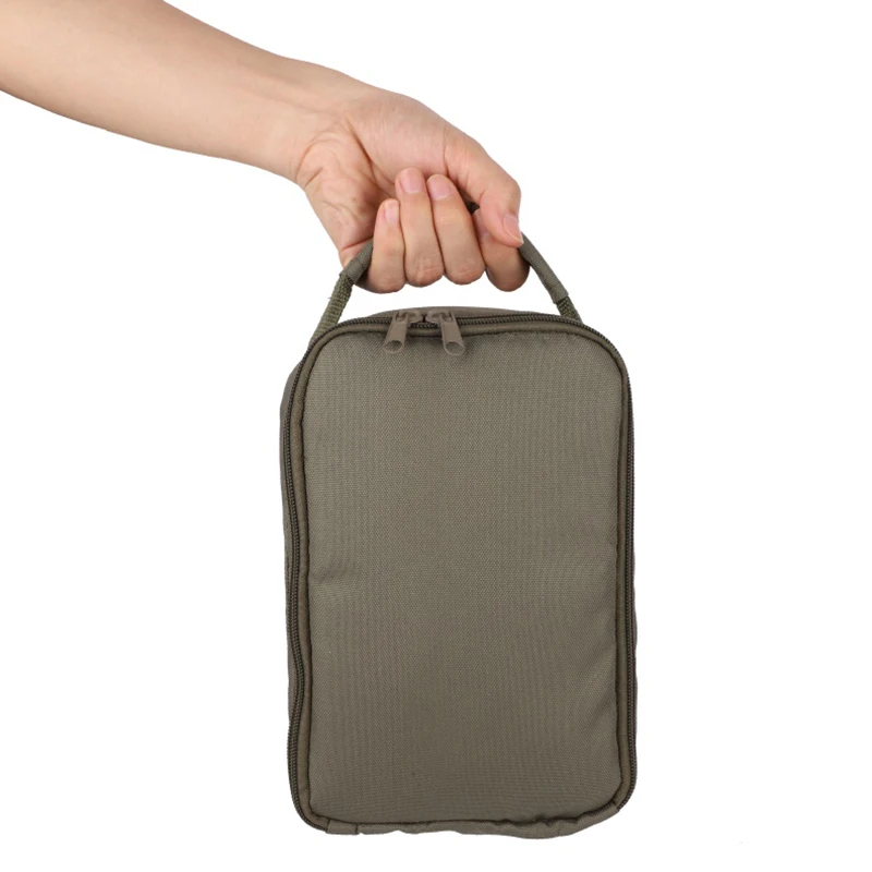 600D Outdoor Fishing Storage Bag 4 Layer Adjustable Multifunction Handbag Fishing Line Reel Lure Hook Accessary Bags