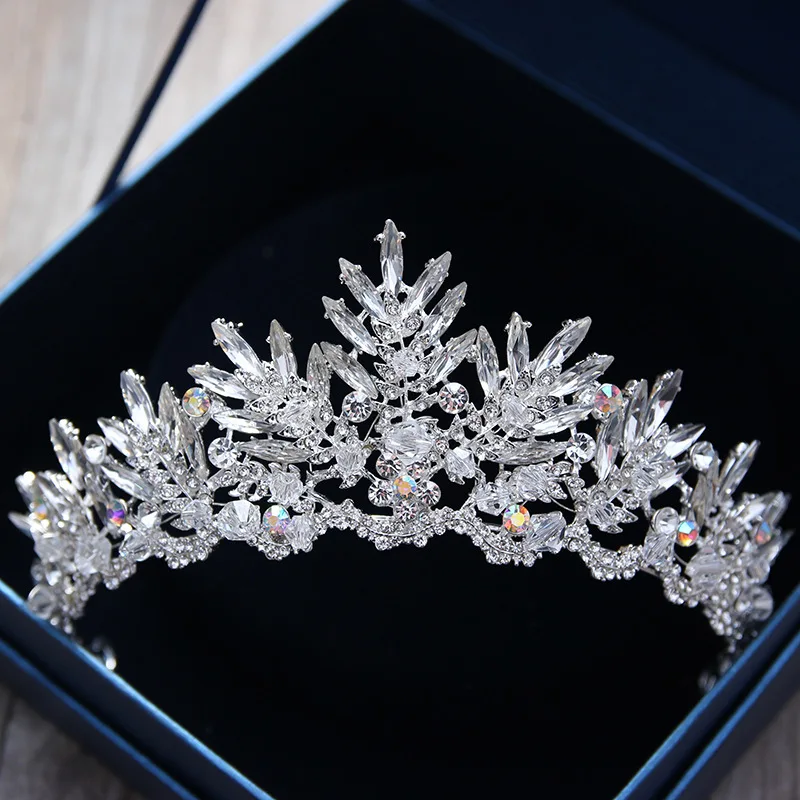 Разнообразные серебряные золотые кристаллические коронки диадема невесты Мода королева для свадьбы корона головные уборы, свадебные прически ювелирные изделия аксессуары