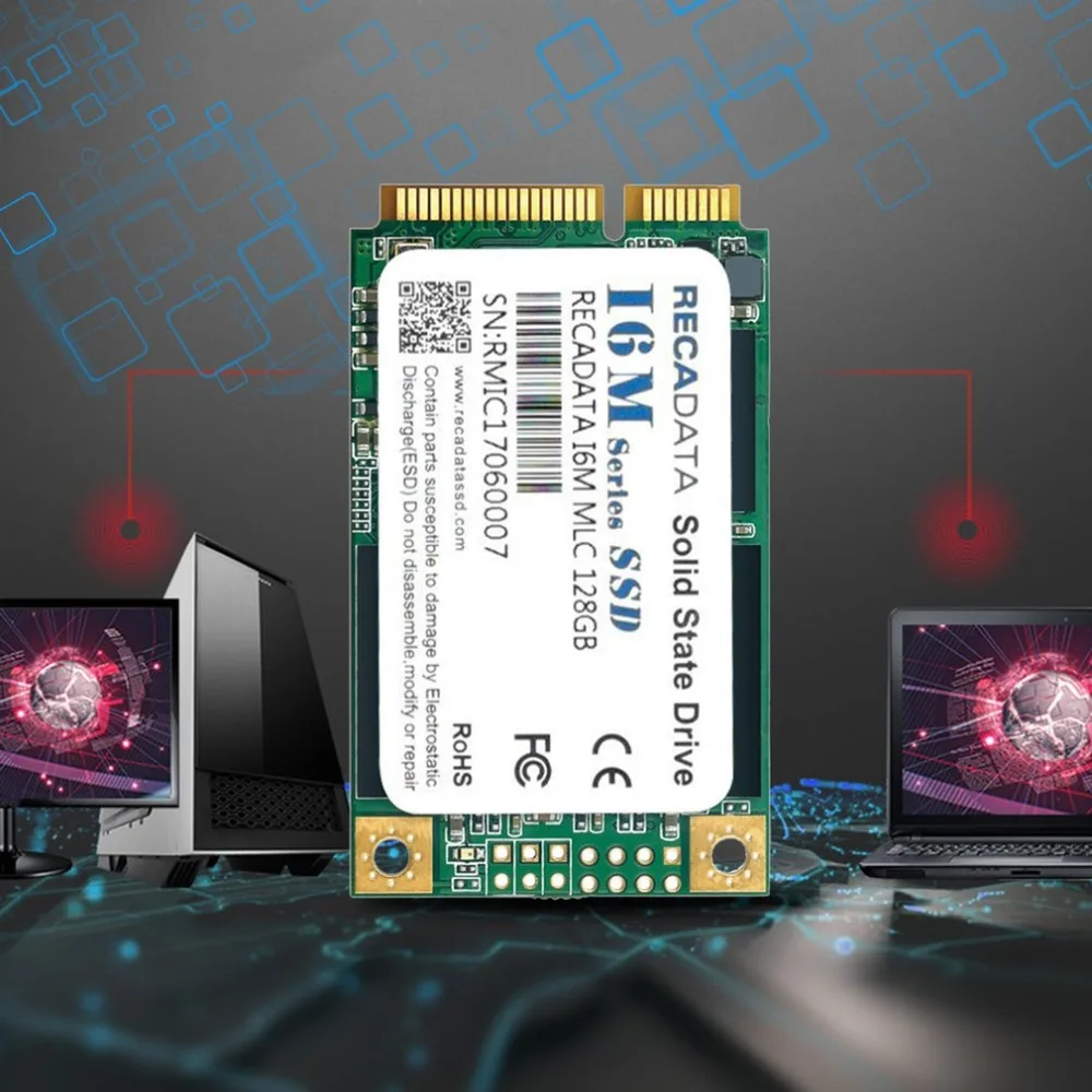 Твердотельный накопитель RECADATA SSD MSATA III MLC Flash для Mac OS для Windows 10 для Windows 7 для Windows 8 для Windows Vista