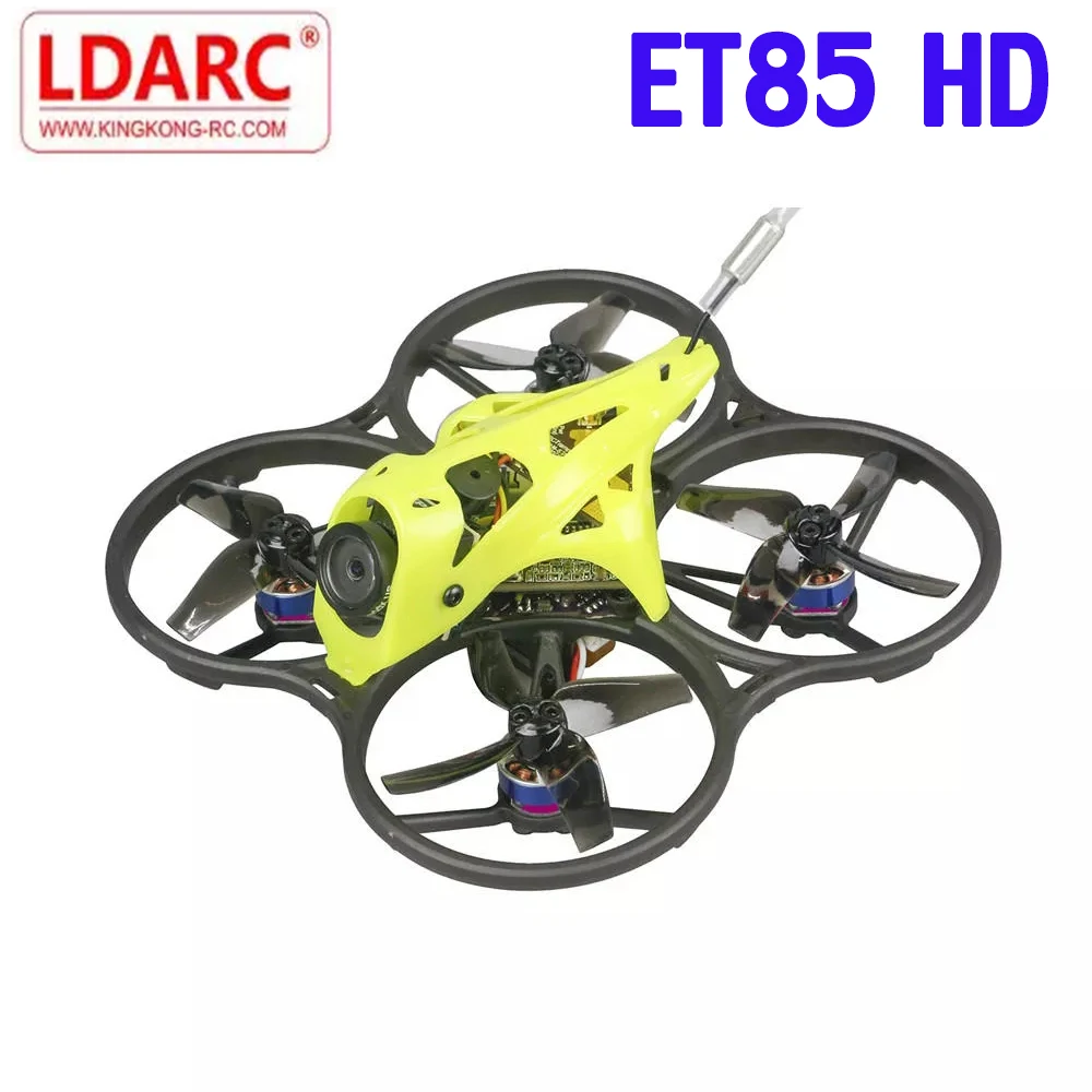 Гоночный Дрон LDARC ET85 HD 87 6 мм F4 камера 1080P Cinewhoop FPV PNP BNF w/ Caddx Turtle V2 AC2000 4S D16 не входят в