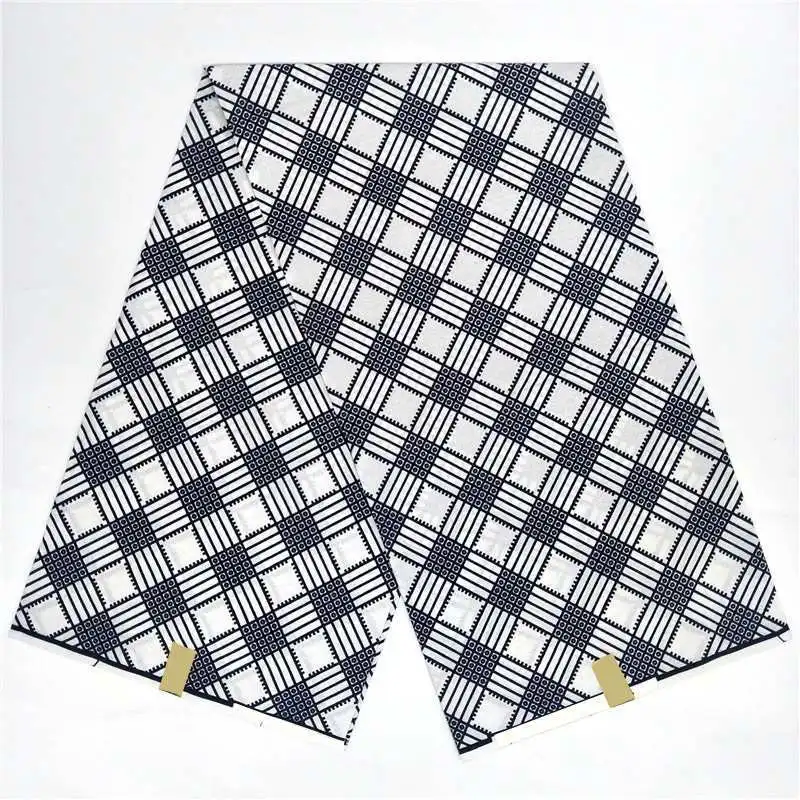 

black and white Veritable wax dutch guaranteed real dutch wax pagne wax dutch 100% cotton african ankara sewing fabric
