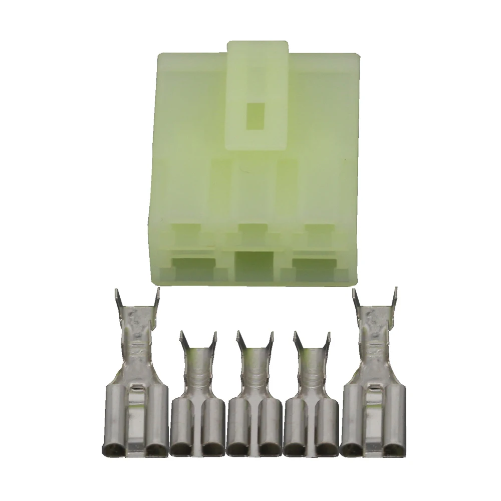 

5 Pin Composite Automotive Connectors Motorcycle Connectors with Terminals DJ70510-6.3 7.8-21 5P