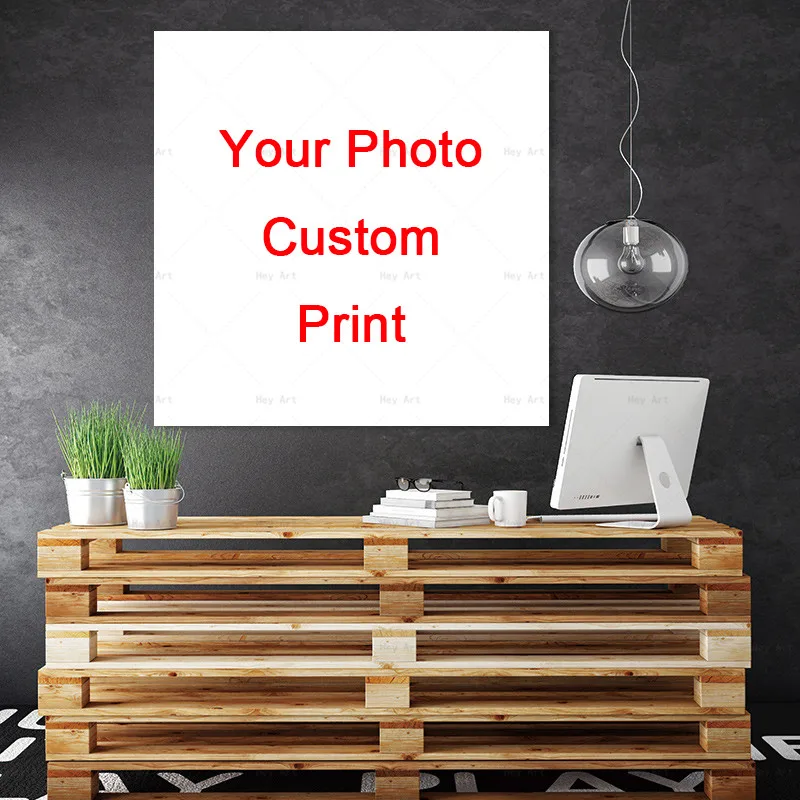 Custom Print On Canvas Paintings Wall Art Poster Pictures For living Room Home Decor Personality Photo Customized