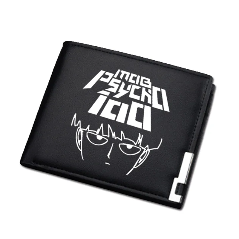 4 Mob Psycho 100 Длинный кошелек из искусственной кожи короткий кошелек унисекс ID Card Holder Женская сумочка для денег Аниме Бумажник женский клатч - Цвет: 4