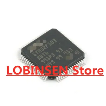 

2pcs/lot STM32F103RBT6 LQFP64 STM32F103 RBT6 32BIT 128KB FLASH 64LQFP 32F103RBT6 STM32F103R8T6
