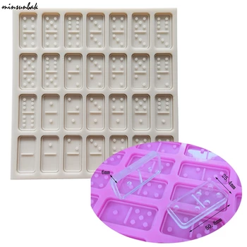 

Domino Mold Fondant Silicone Mold Cake Decorating Tools Chocolate Sugarcraft Kitchen Accessories