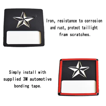 

For 2018 jeep Wrangler metal taillight lampshade rear protective cover five-star models and butterfly models