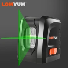 LOMVUM мини лазерный нивелир самонивелирующийся горизонтальный и вертикальный крест линия 360 самонивелирующийся Портативный 360 самонивелирующийся уровень