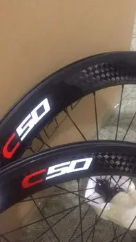 

12K carbon bike wheels C50 60mm/50mm road bike wheels 700C 25mm wide full carbon bike wheels basalt surface wheelset in carbon