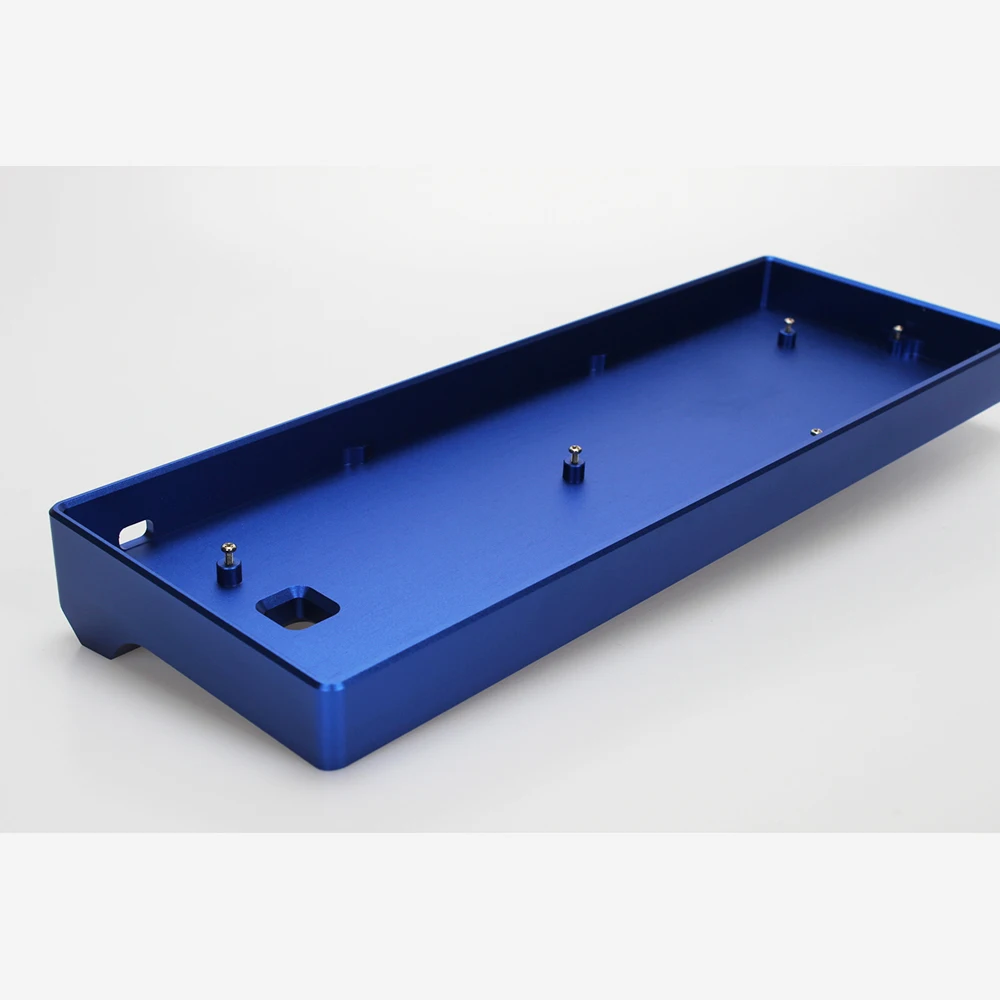 NPKC высокопрофильная CNC анодированная алюминиевая клавиатура DIY для 60%