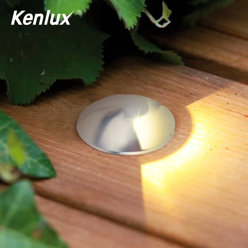 

10pcs wholsale mini Led Deck Lights 2W D52mm Led Stair light COB Outdoor light Buried Garden Path Spot Recessed Inground Lights