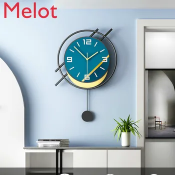 

Watch Wall Living Room Nordic Modern Minimalist and Magnificent Cool Creative Home Fashion Ornaments Clock clock wall
