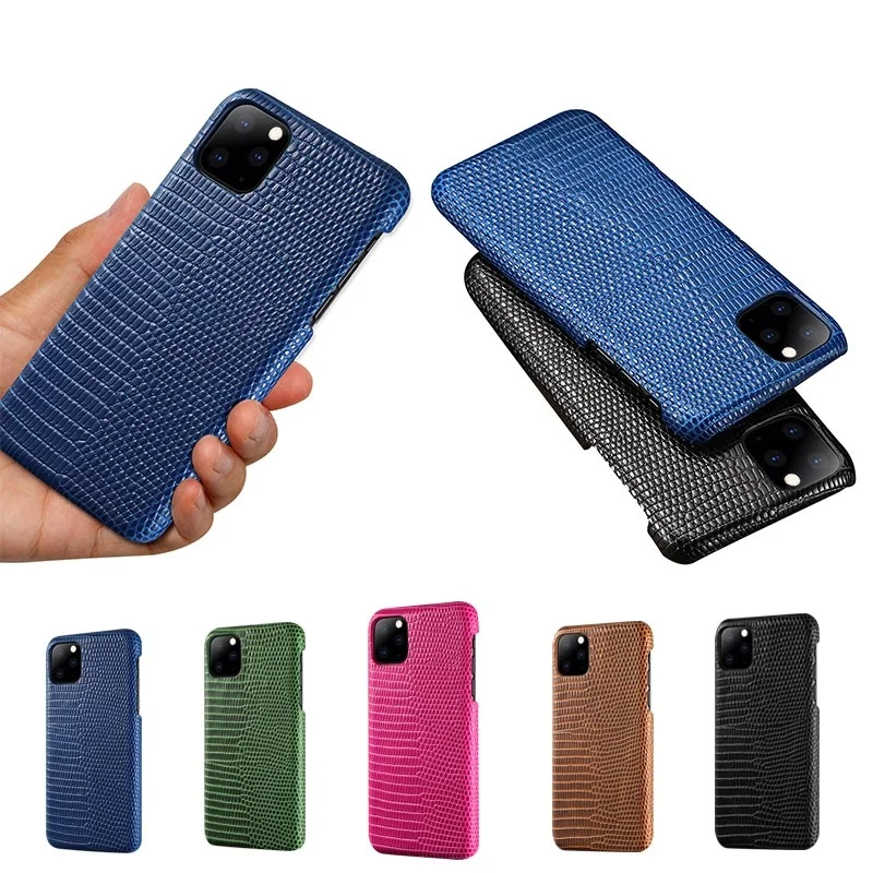 Натуральная телячья кожа ящерица кожа чехол для iPhone 6 6s 7 8 8plus X XS MAX XR samsung galaxy XI/XIR/XI Max кожа ручной работы