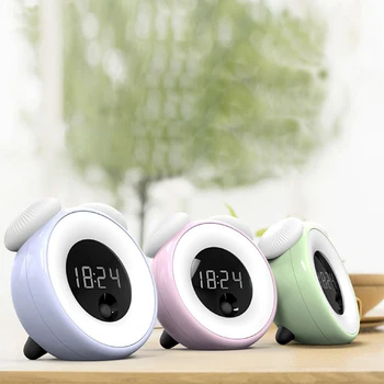 

Intelligent Timed Bedroom Bedside Table Lamp Energy Saving Led Sensor Alarm Clock