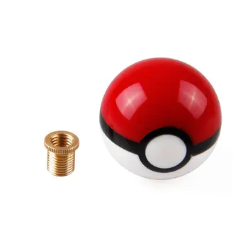 

Elf Ball Stunt Head Pokemon Shift Handball Lever Button Trim Cover Hanging Handball Button Switch Series Car Styling